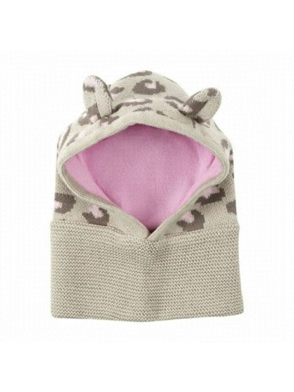 WINTER KNIT BABY BALACLAVA HAT